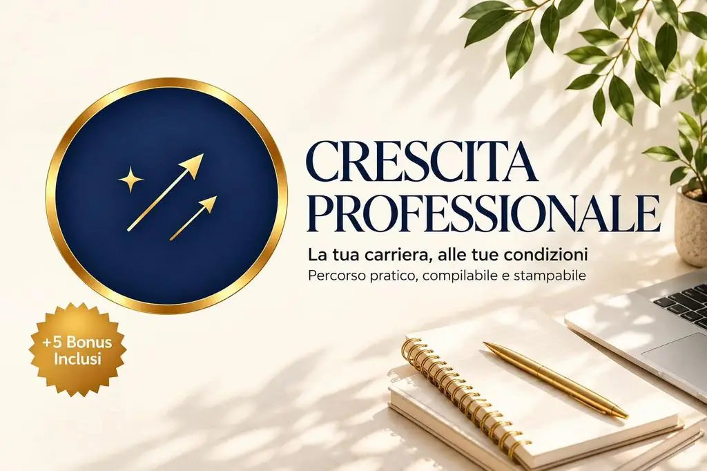 CRESCITA PROFESSIONALE - PERCORSO + 5 BONUS INCLUSI