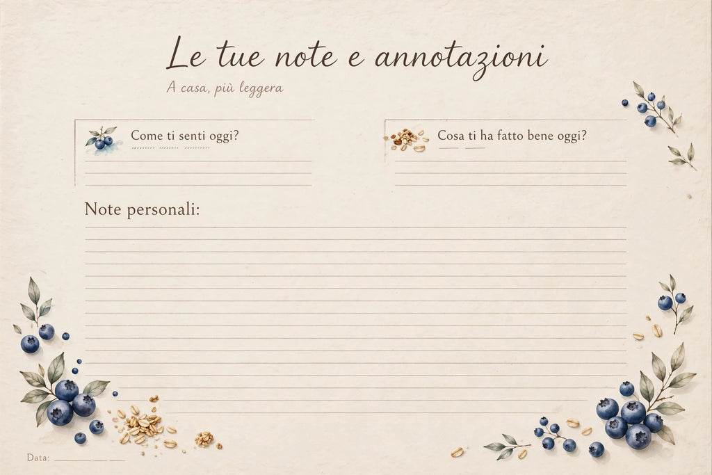 A casa, più leggera. - Percorso 28 giorni