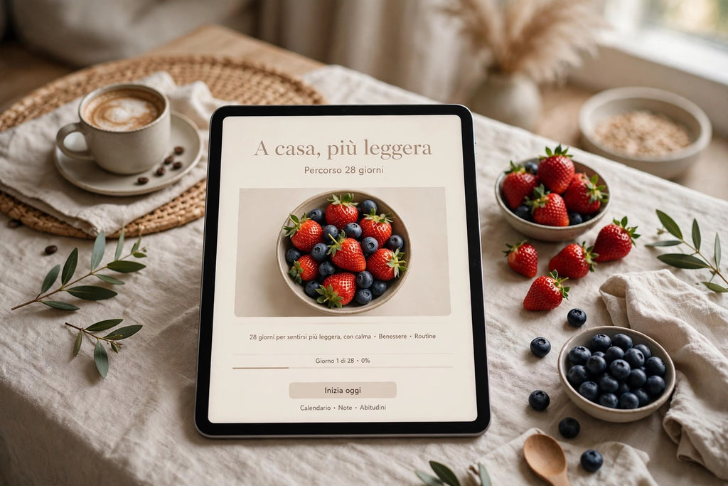 A casa, più leggera. - Percorso 28 giorni