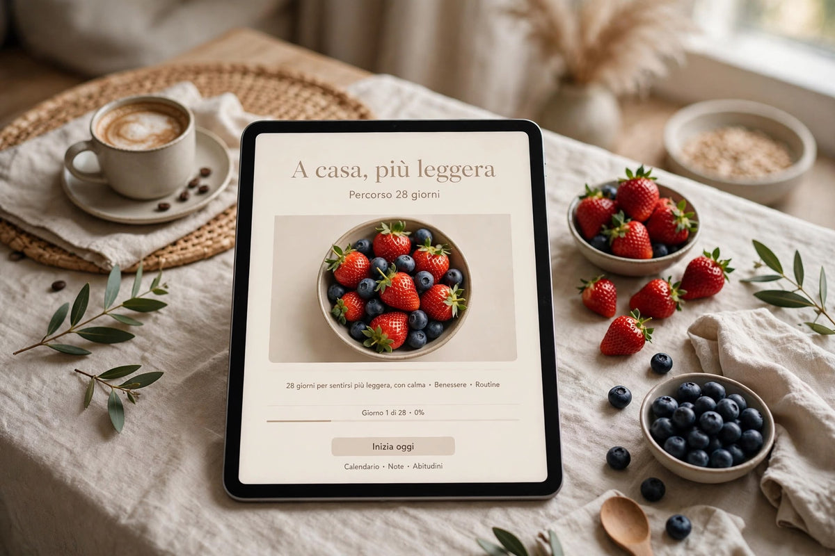 A casa, più leggera. - Percorso 28 giorni